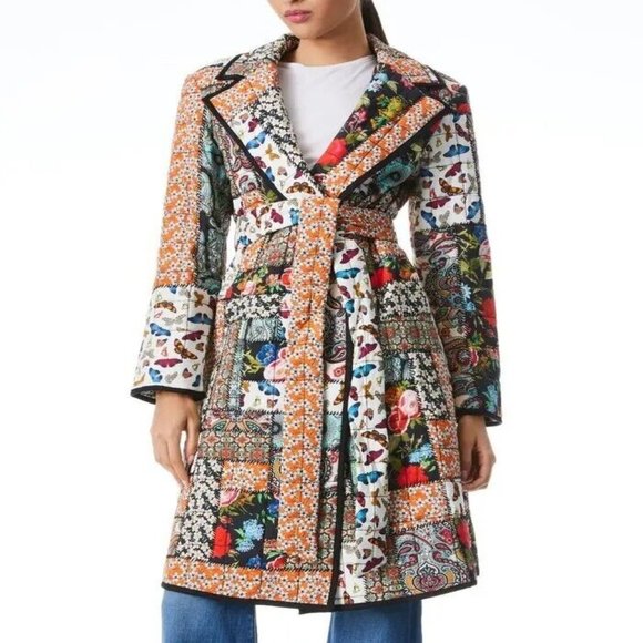 Alice and olivia patchwork jacket online